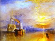 J.M.W. Turner Fighting Temeraire Tugged to Her Last Berth to Be Broken up oil painting reproduction